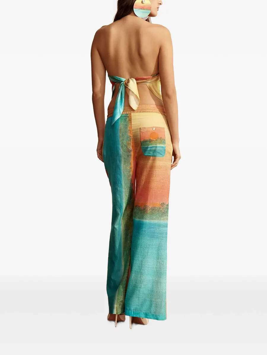 широкие брюки Formentera 8
