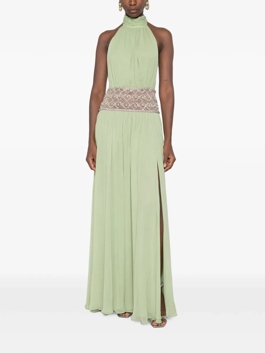 Kreeli crystal-embellished maxi dress 2