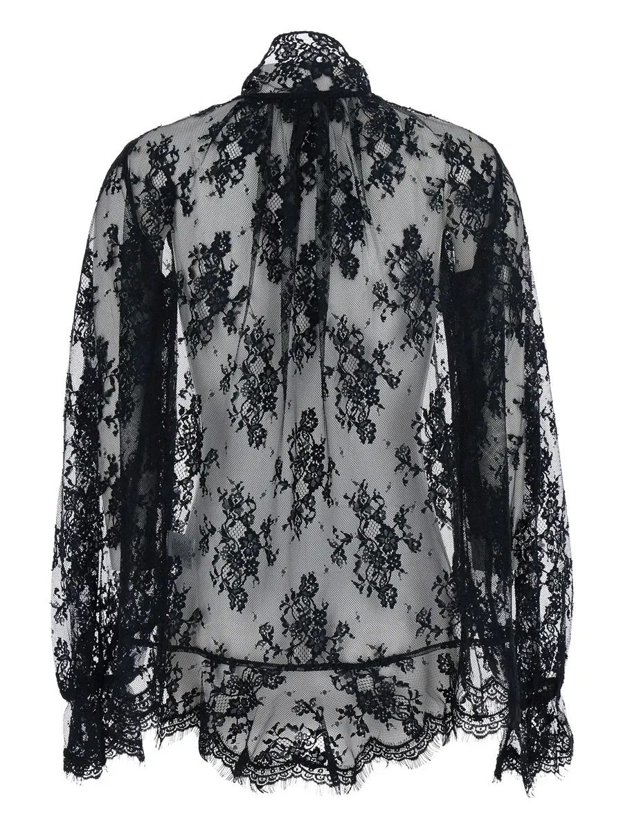 bow-detail lace blouse 3