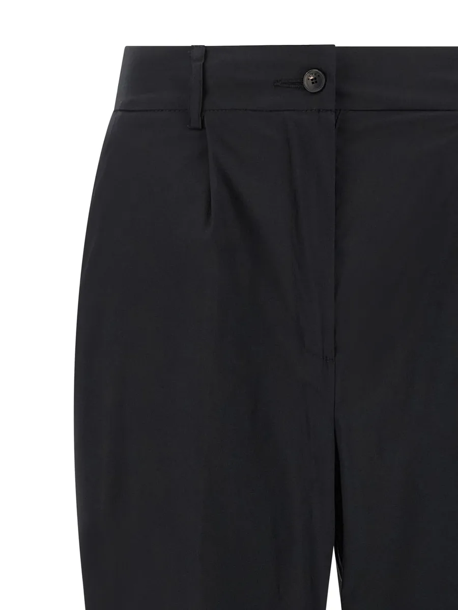 брюки со складками и подворотами 5