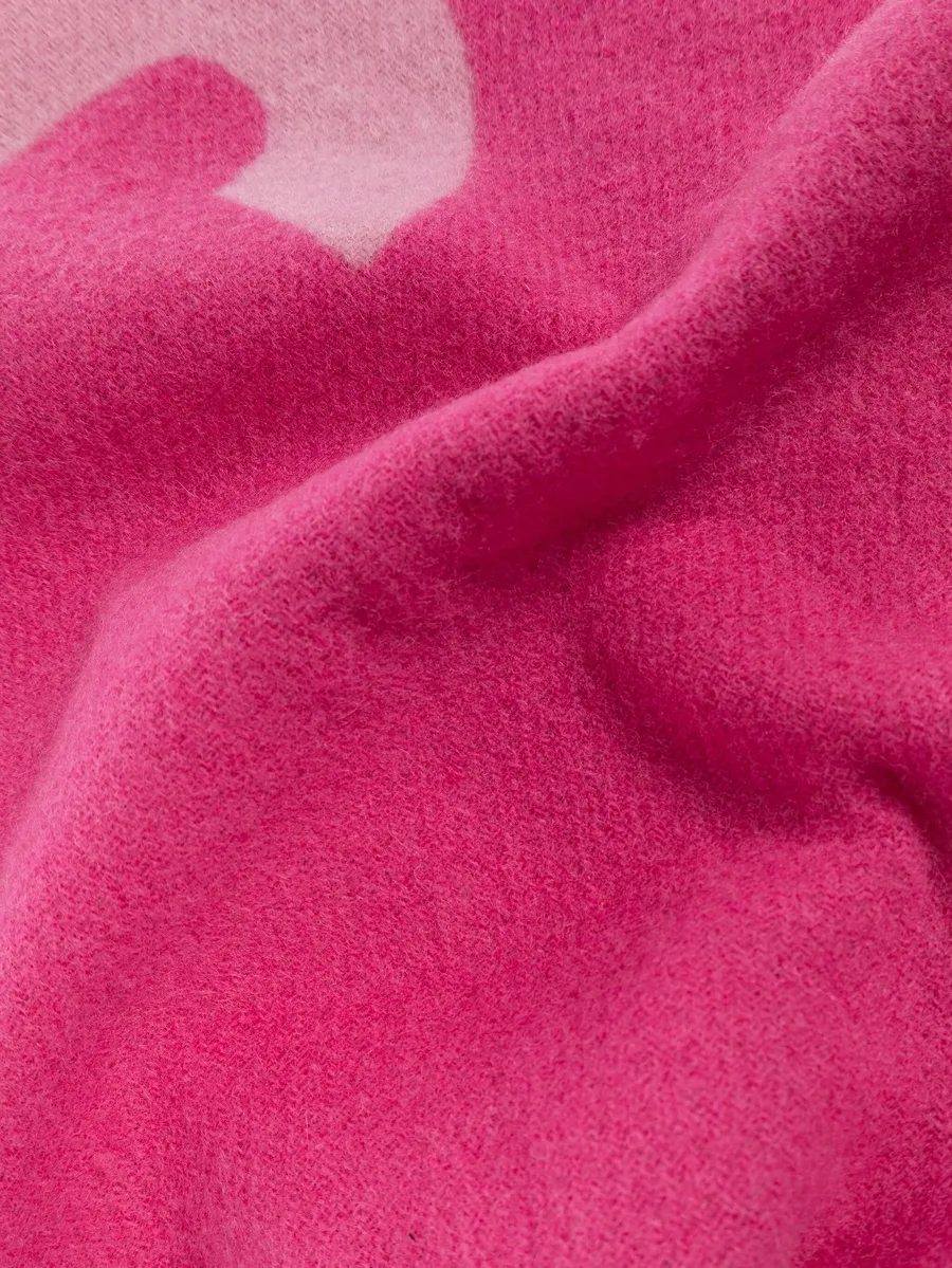 logo fringed scarf 4