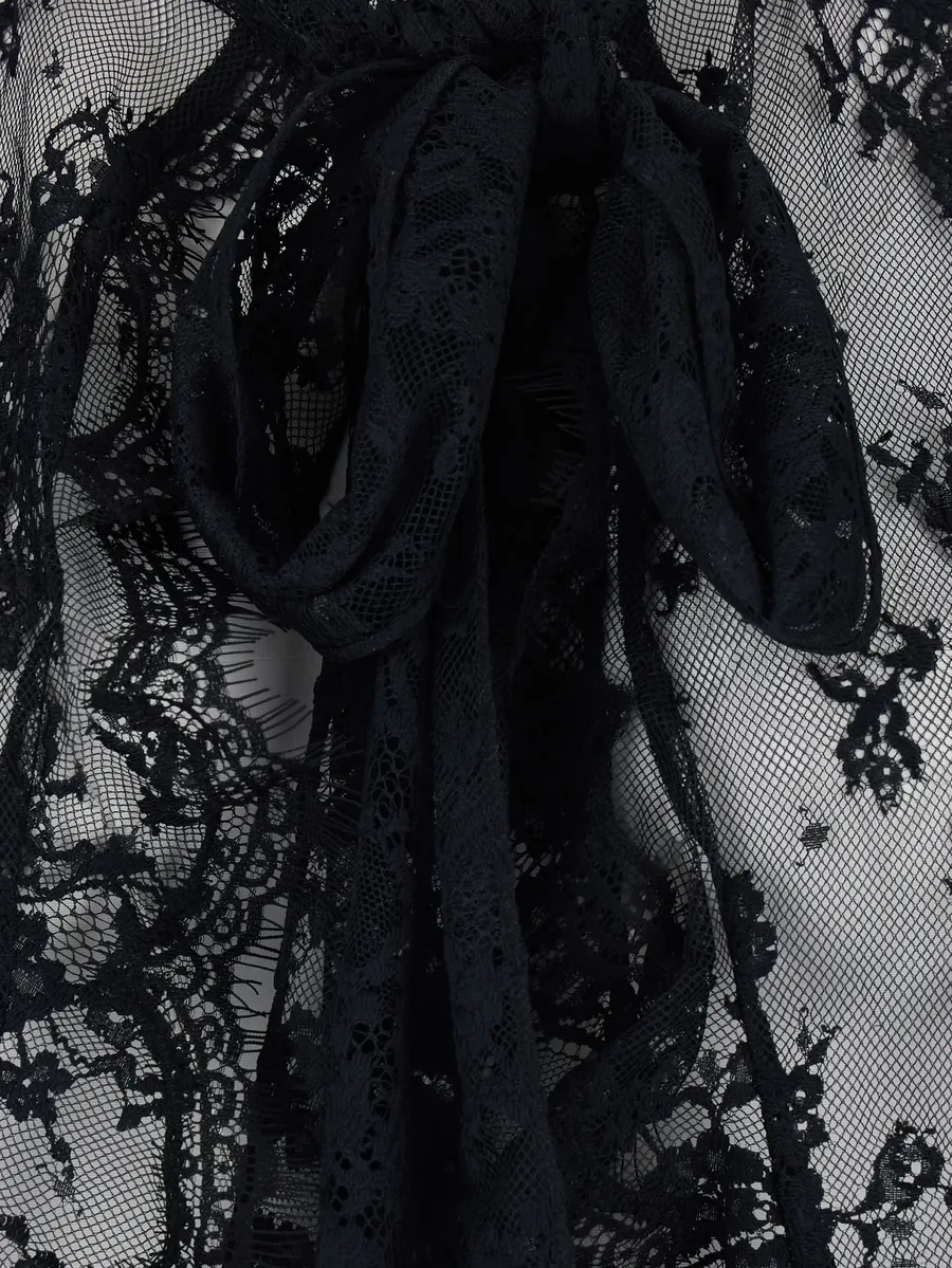 bow-detail lace blouse 5