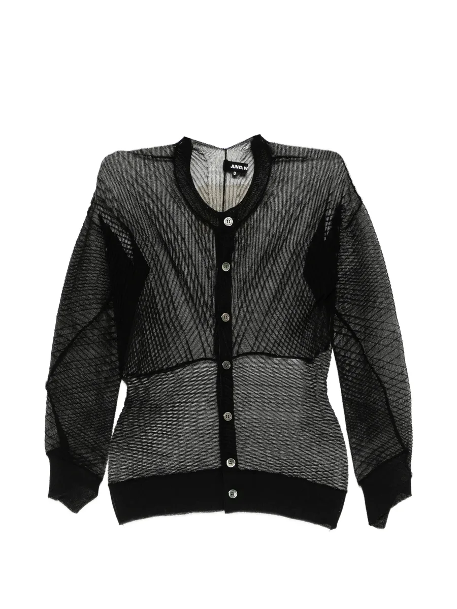 mesh cardigan 1