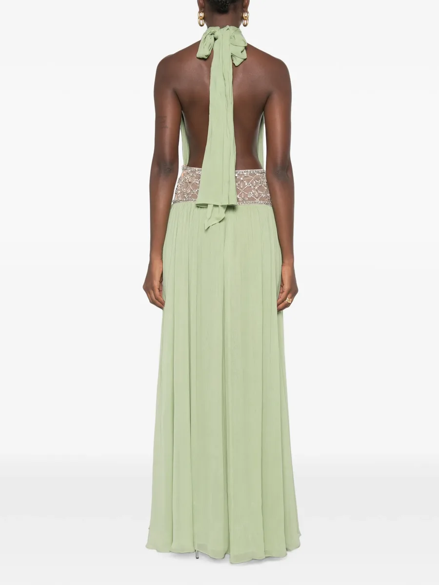 Kreeli crystal-embellished maxi dress 4