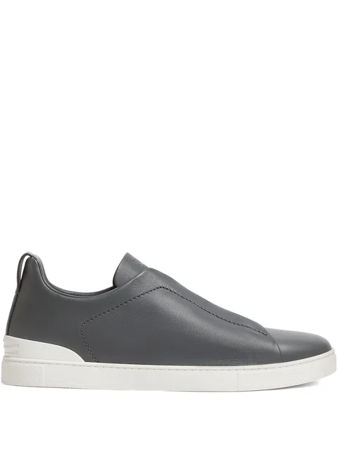 leather sneakers