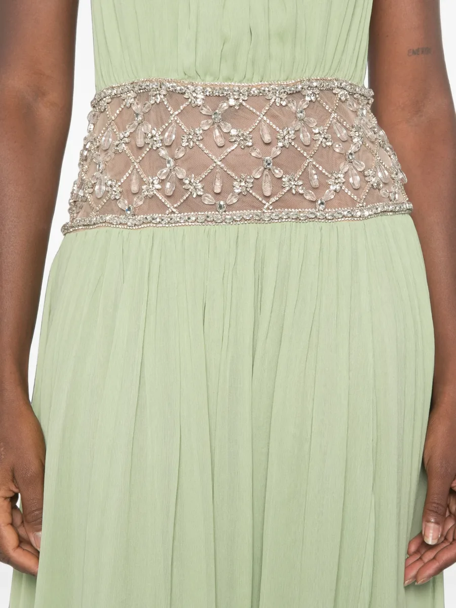 Kreeli crystal-embellished maxi dress 5