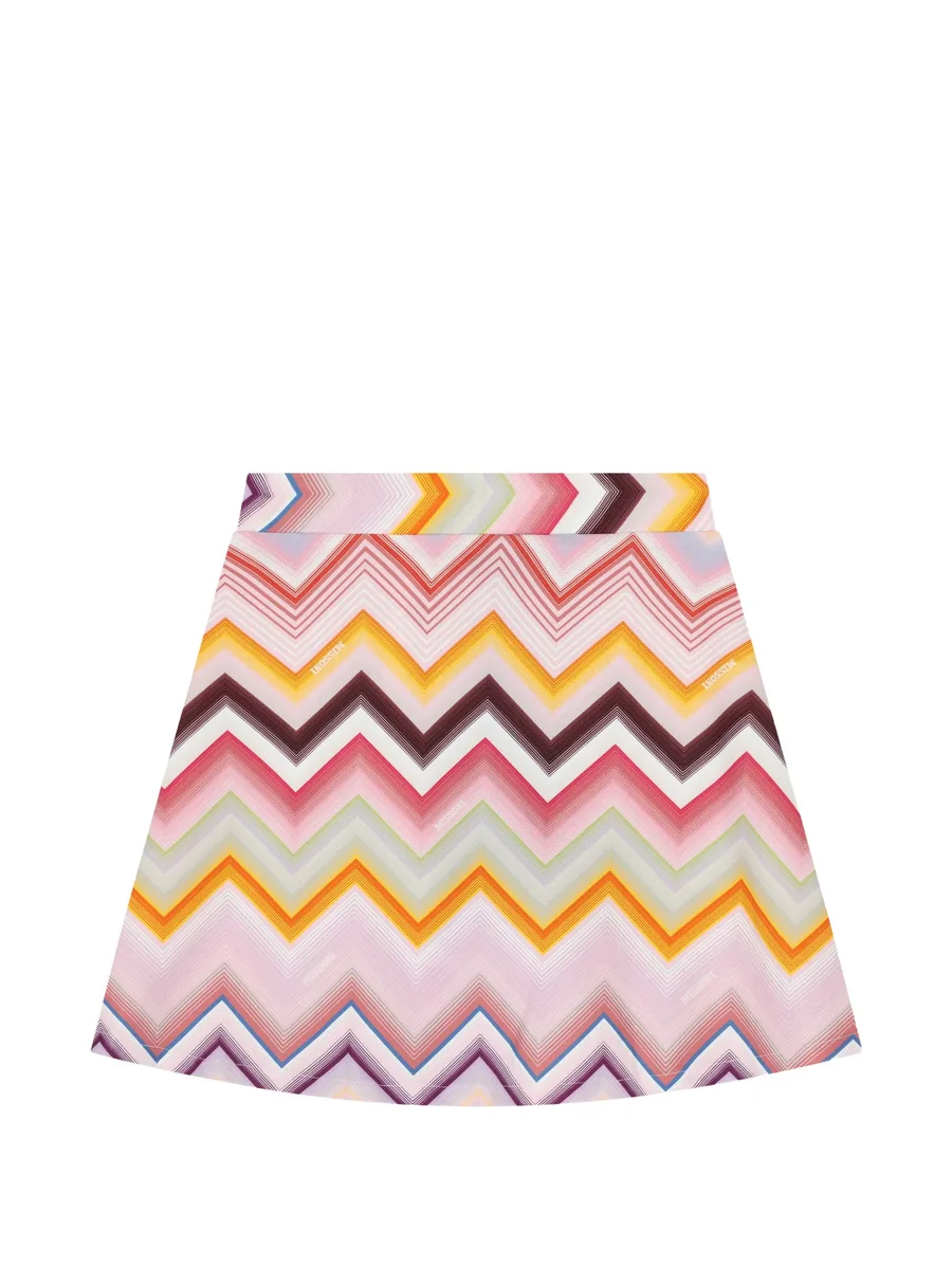 zigzag-print wrap skirt 2