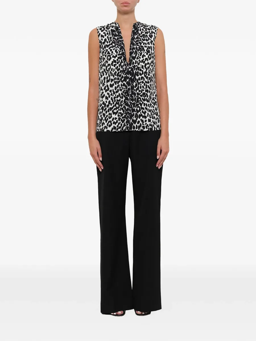 split neck blouse 3