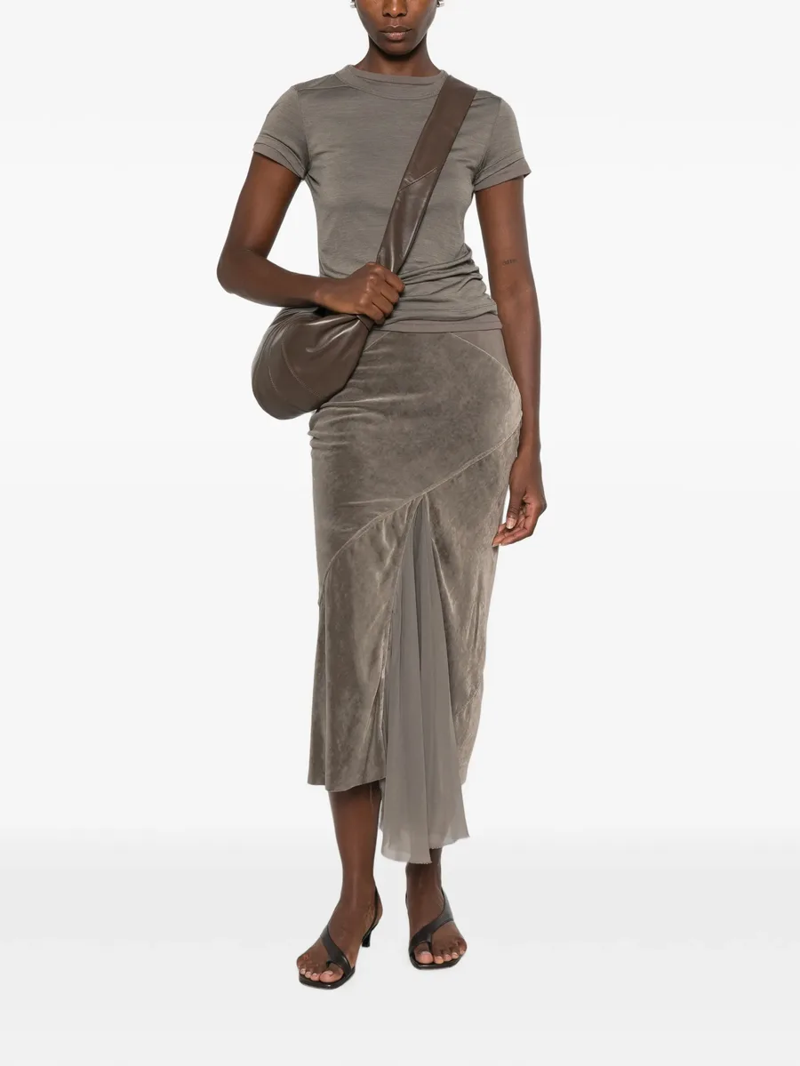 panelled midi skirt 2