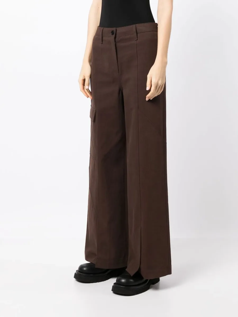 wide-leg cargo trousers 5
