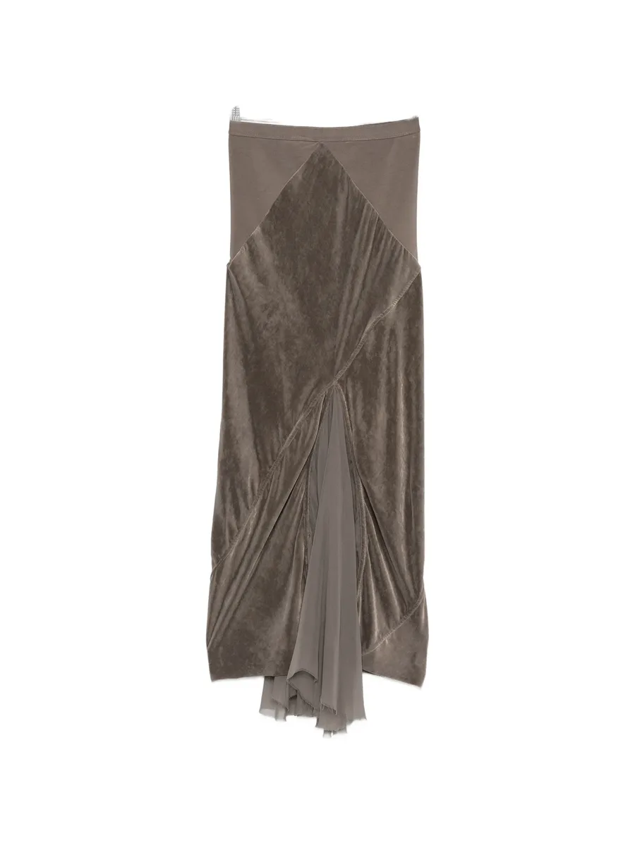 panelled midi skirt 1