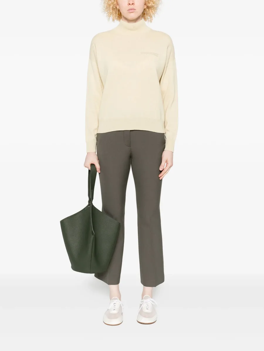 flat-front side-pocket trousers 3
