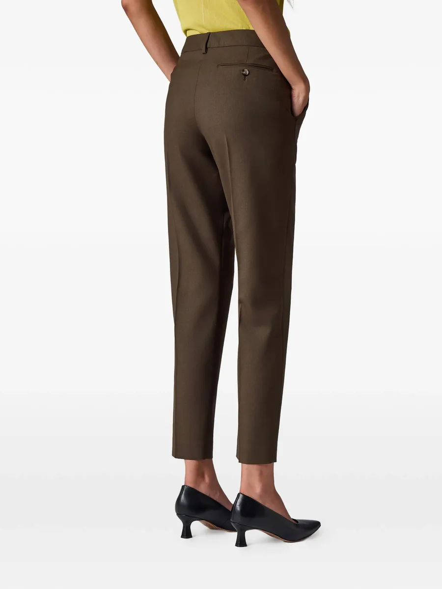 pressed-crease tailored trousers 7
