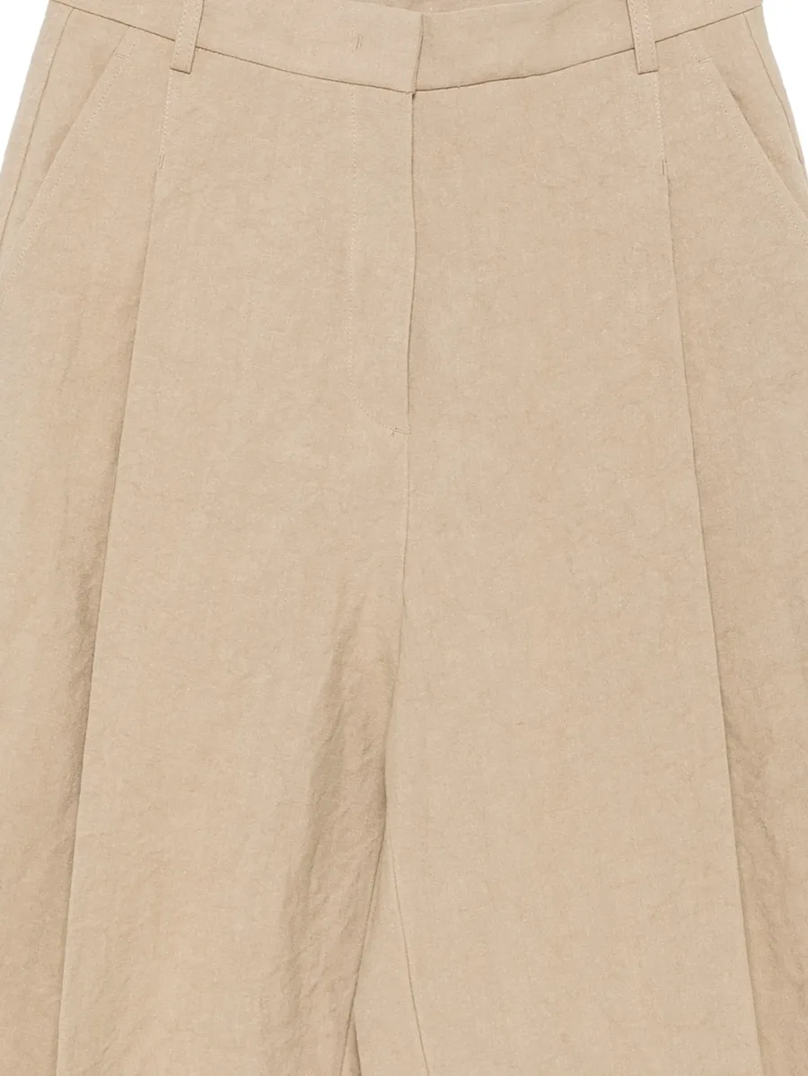 pleated wide-leg trousers 5