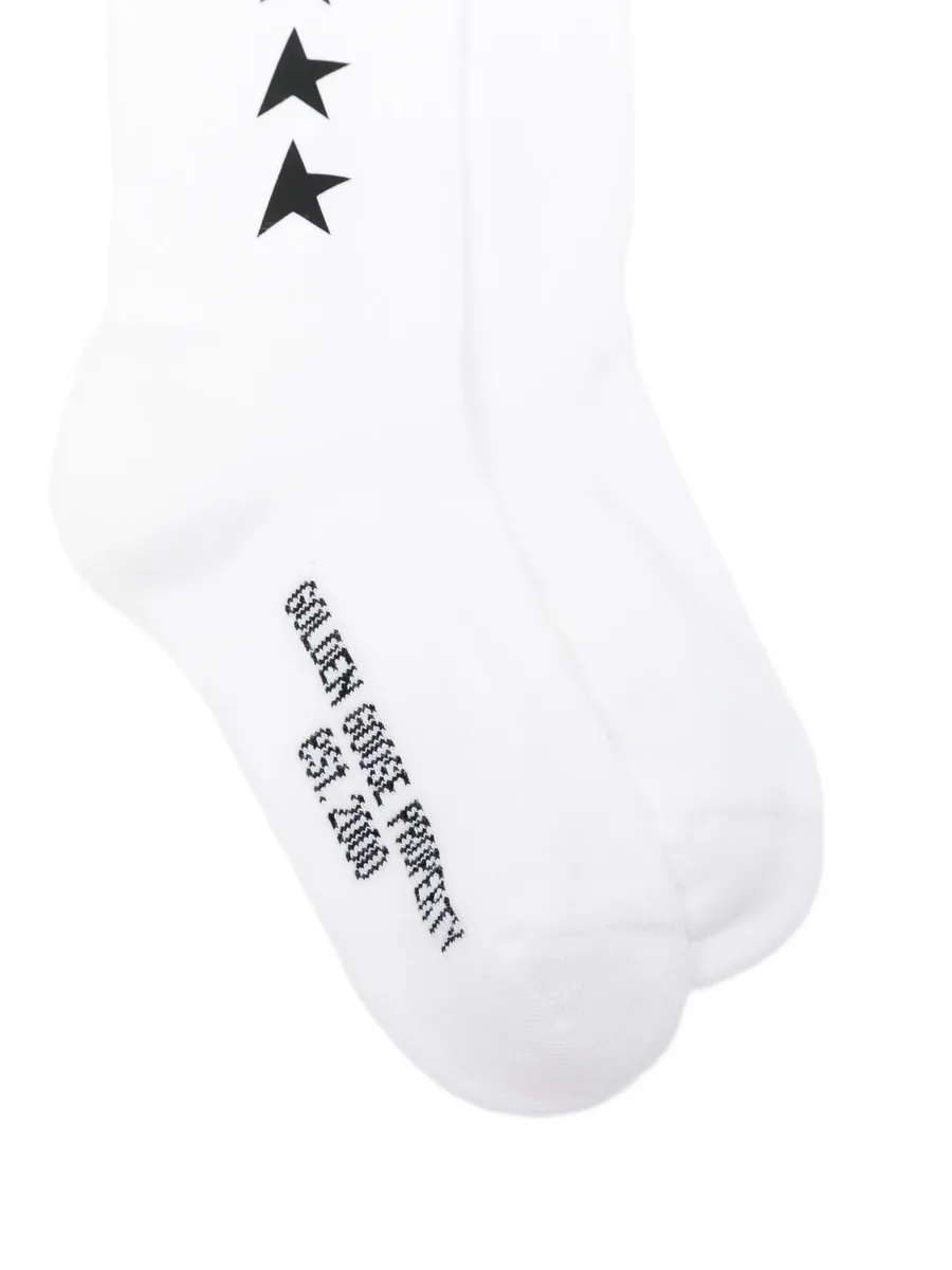star-print socks 5