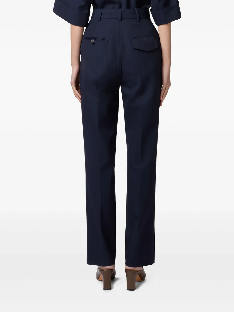 tailored straight-leg trousers 7