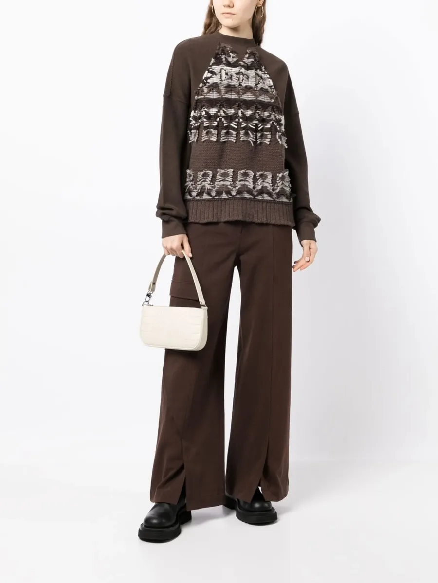wide-leg cargo trousers 3