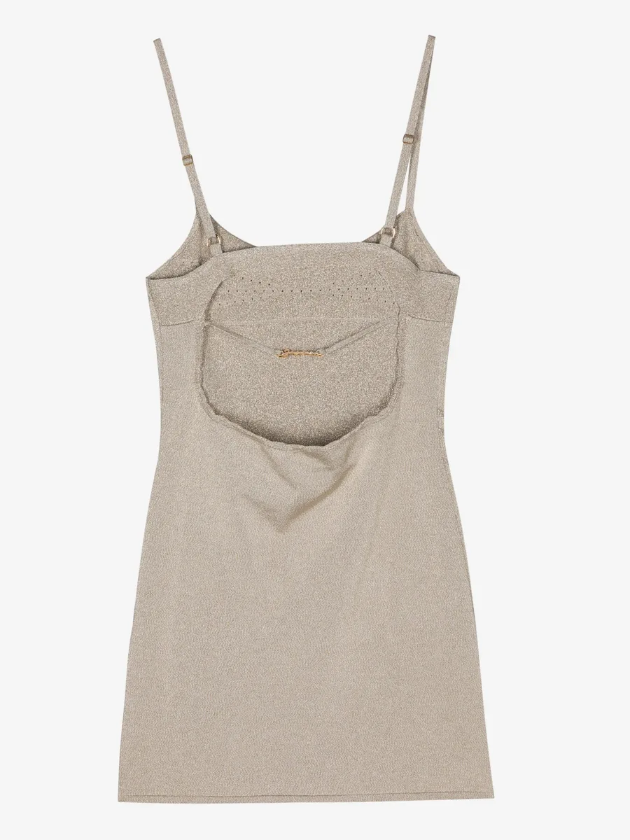 платье мини La Robe Fiesta с блестками 2