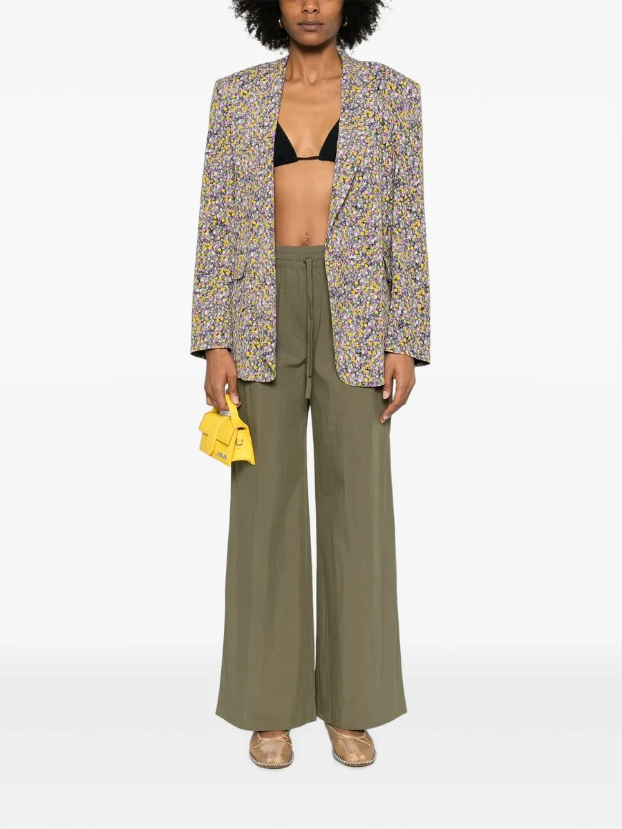 floral-print flap-pocket blazer 3