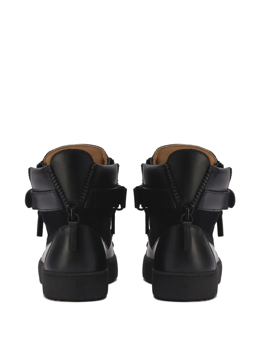 COBY MATT lace-up side-zip sneakers 5