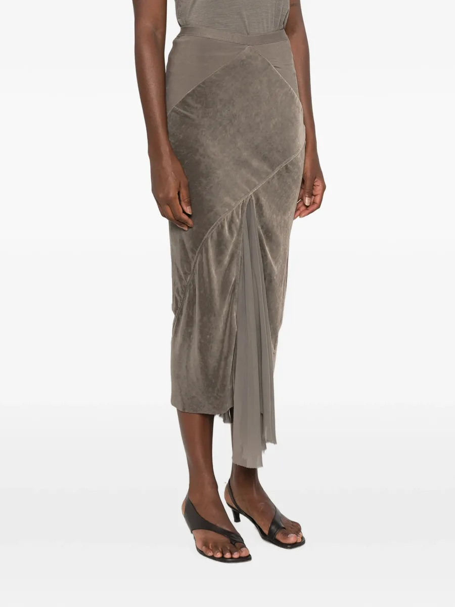 panelled midi skirt 3
