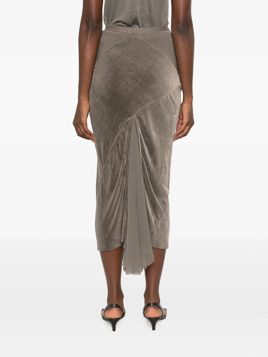 panelled midi skirt 4