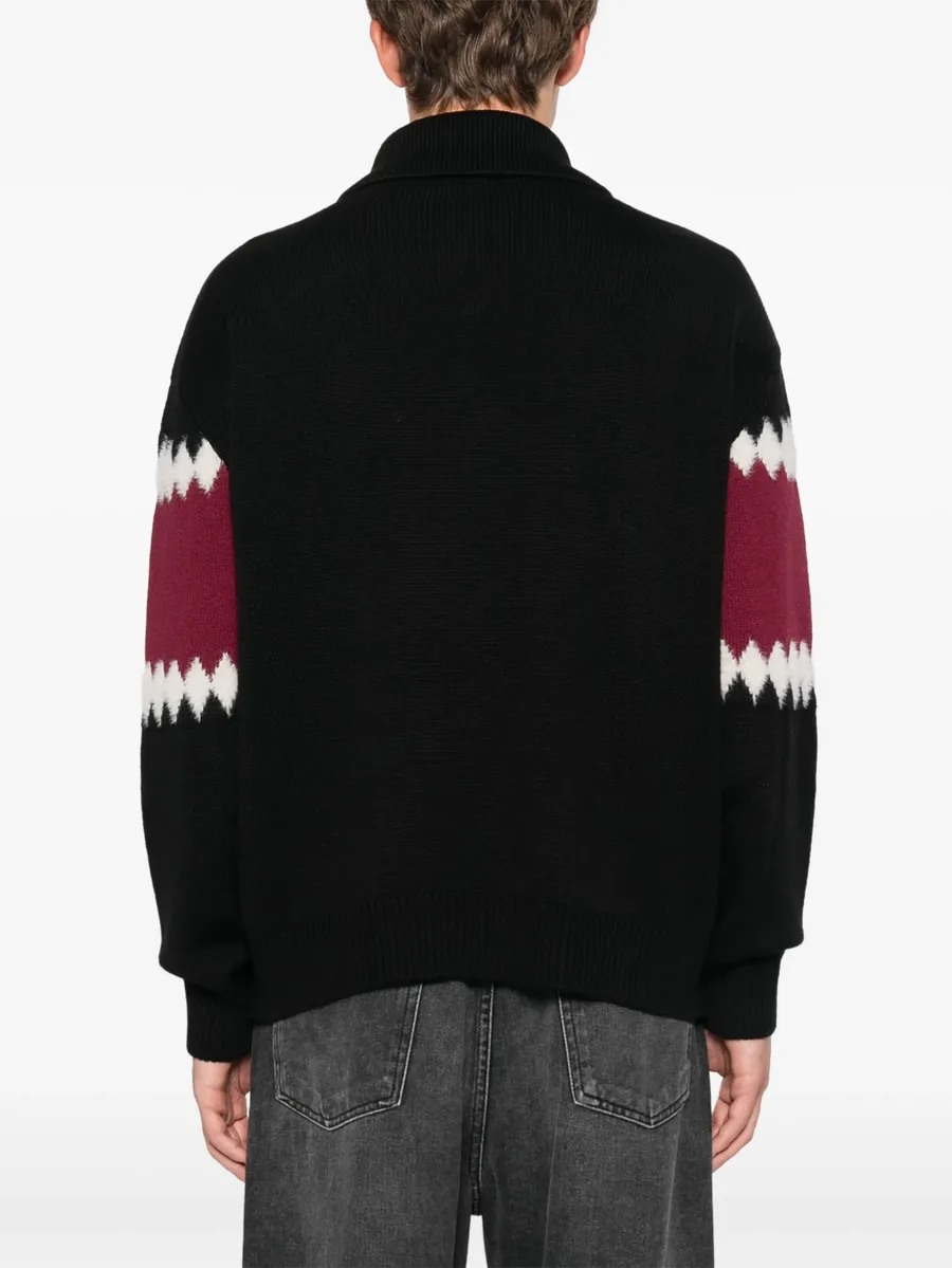 logo-intarsia sweater 7