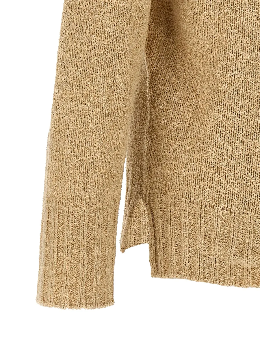 V-neck bouclé sweater 8