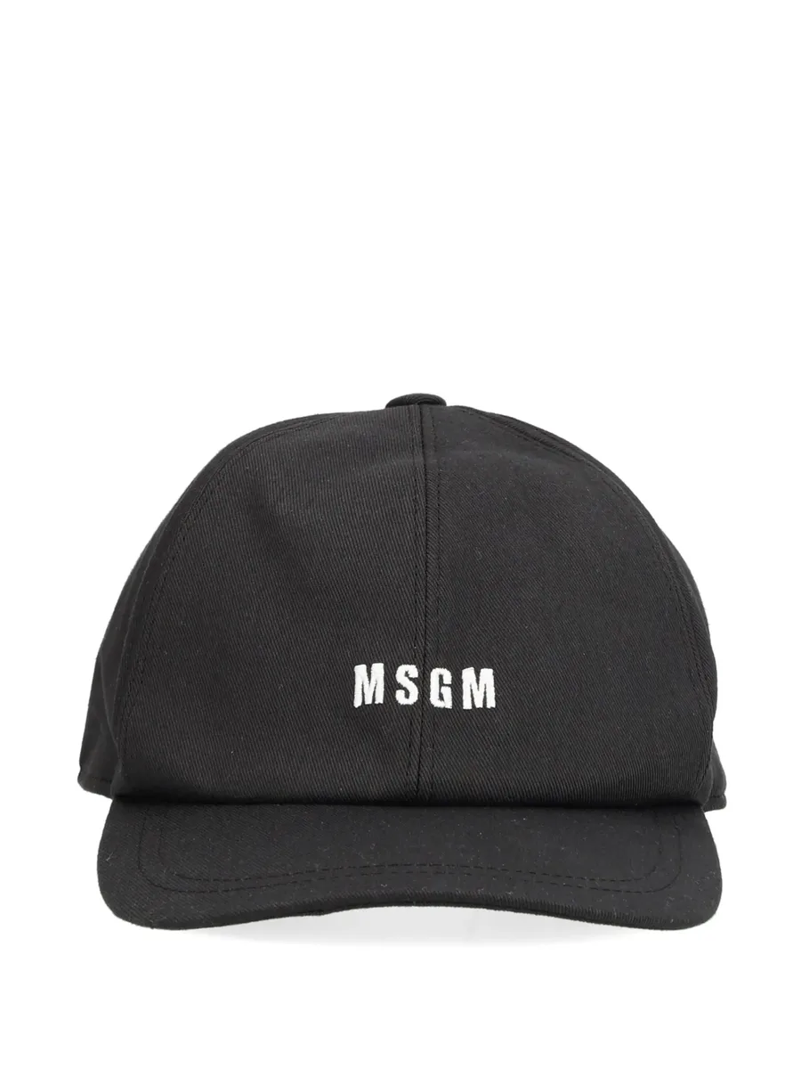 logo-embroidered cap 2