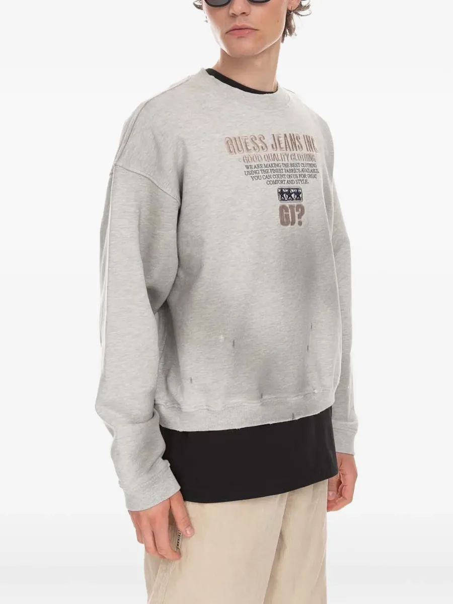 logo-embroidered sweatshirt 3