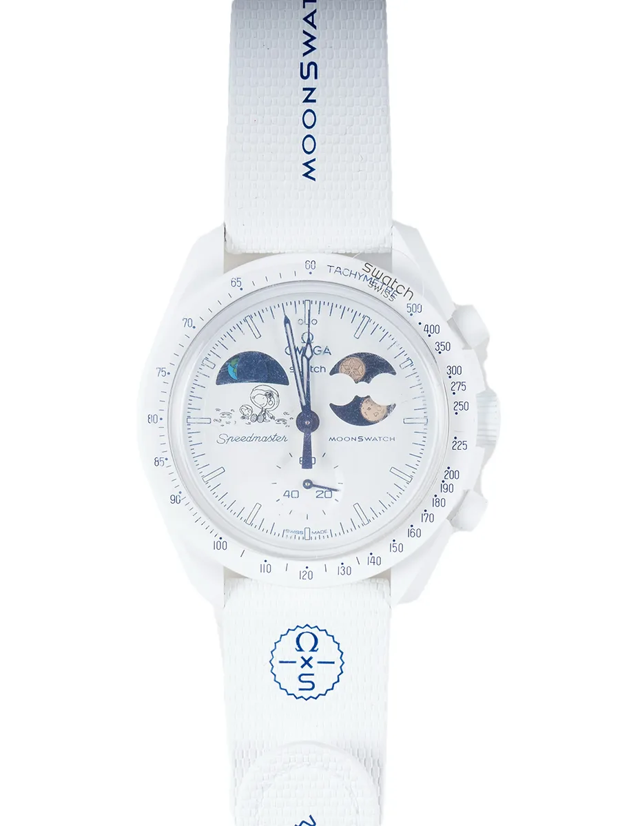 наручные часы Moonphase 42 мм из коллаборации с Swatch 4