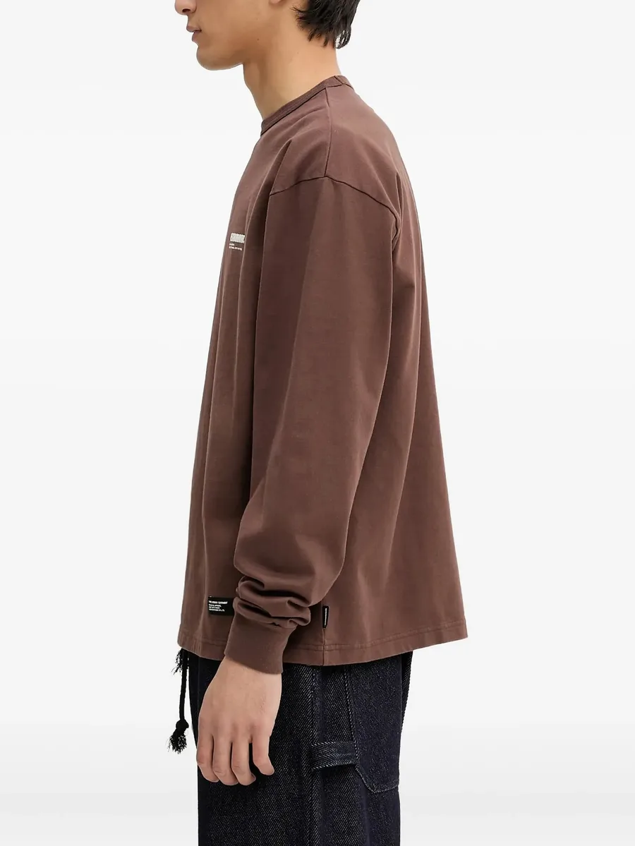 logo-print long-sleeve sweatshirt 6