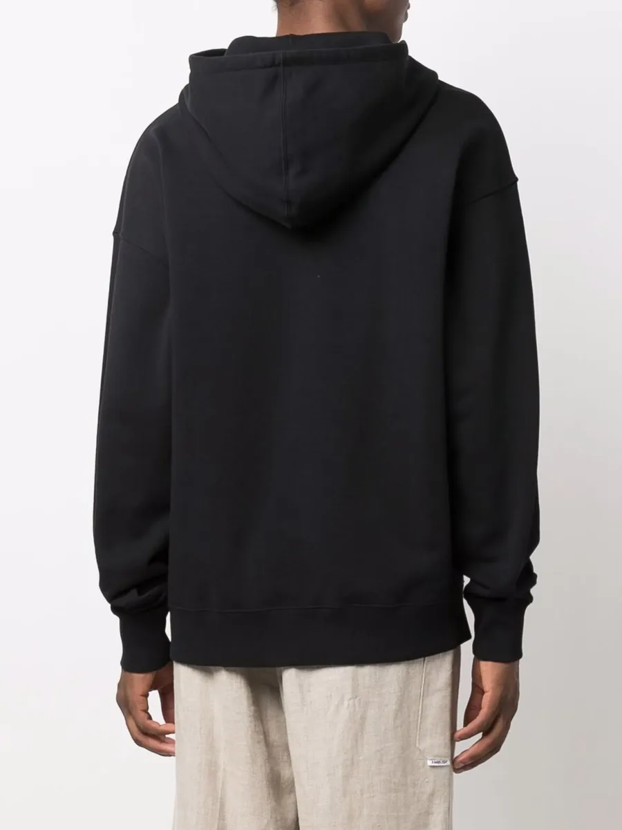 logo-print pullover hoodie 9