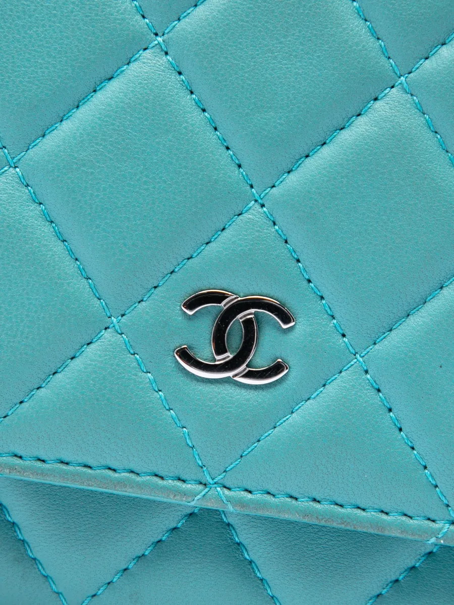 сумка через плечо CC Quilted Lambskin Wallet On Chain (2015-2016 годы) 12