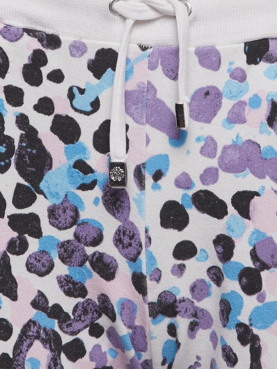 abstract-print track pants 3