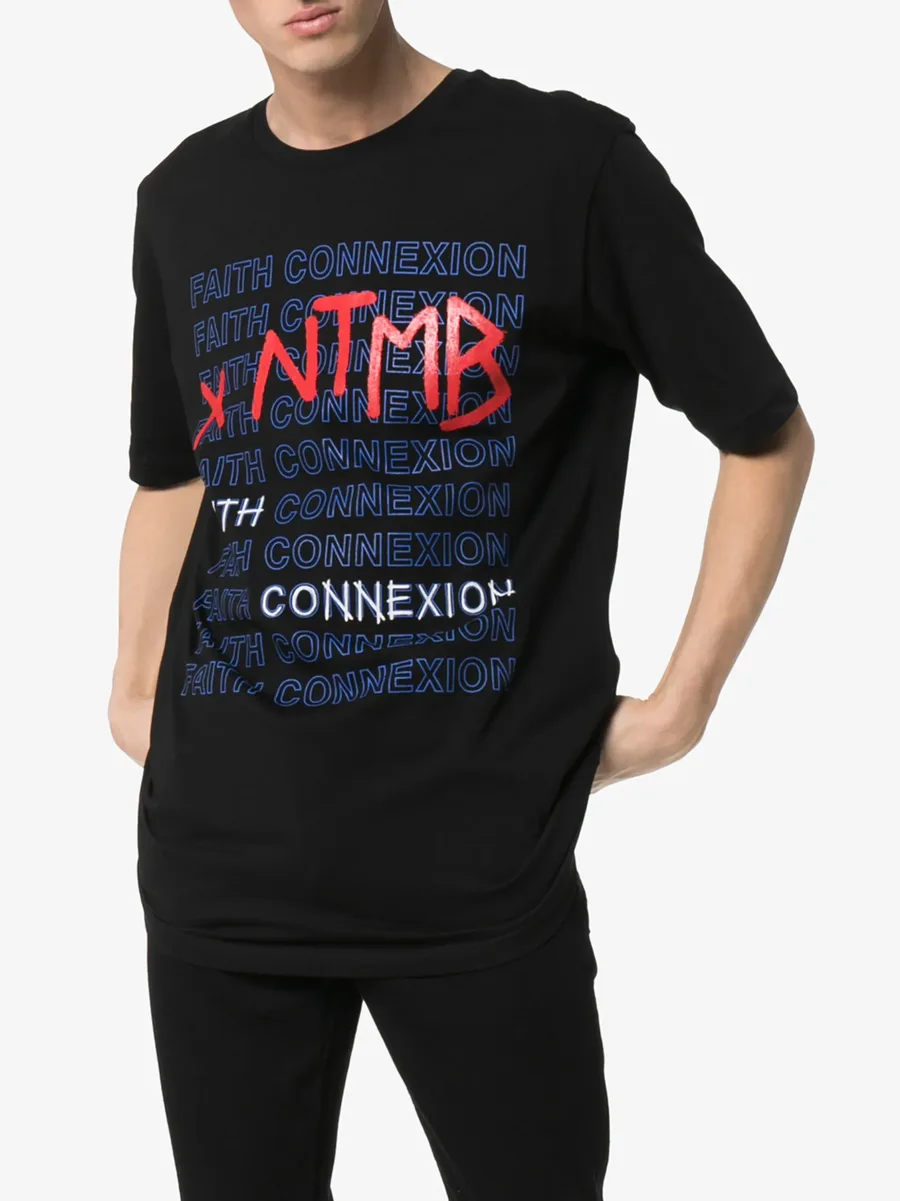 футболка с логотипом из коллаборации с NTMB 5