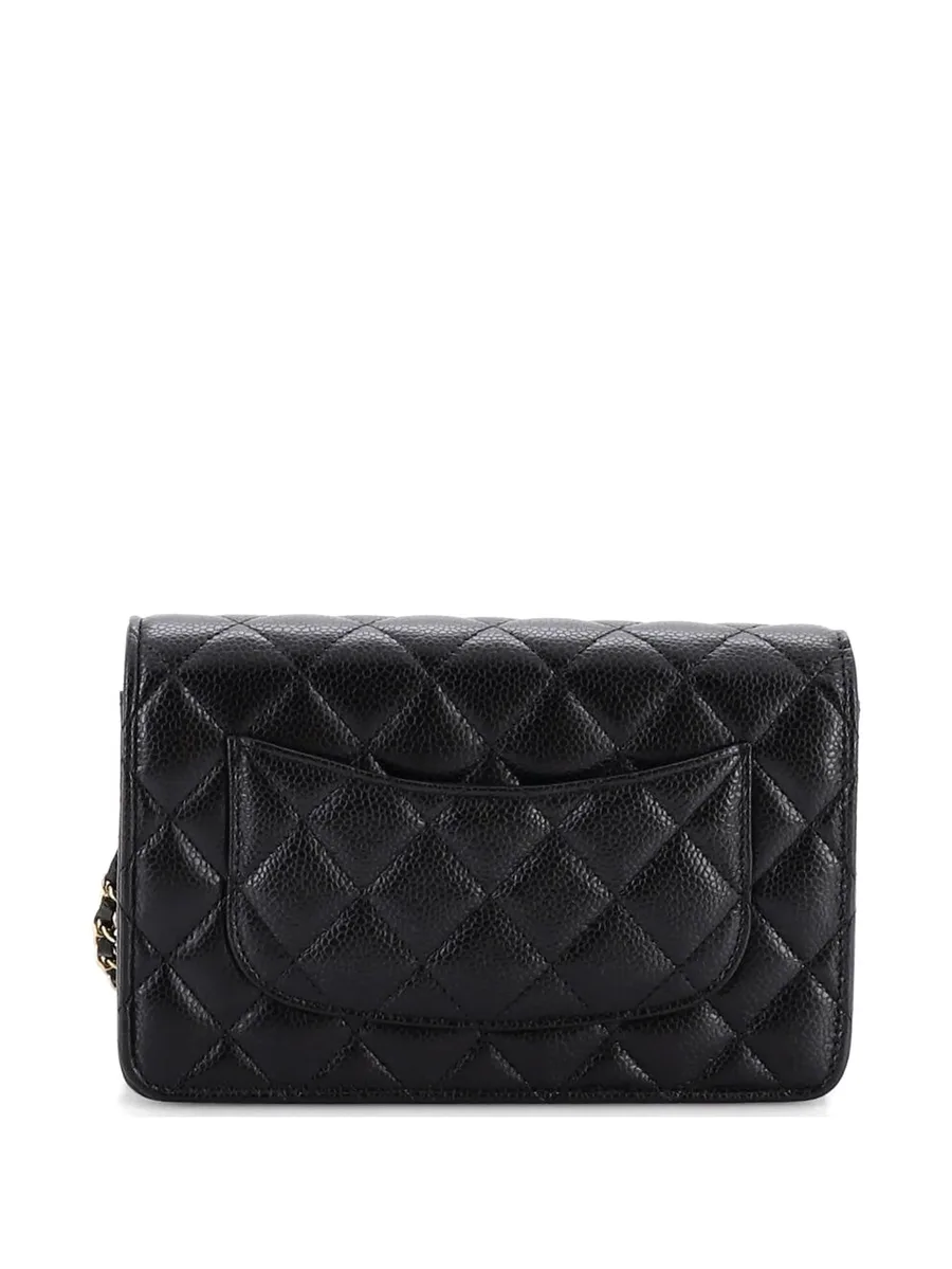 сумка через плечо Wallet on Chain Quilted Caviar 4