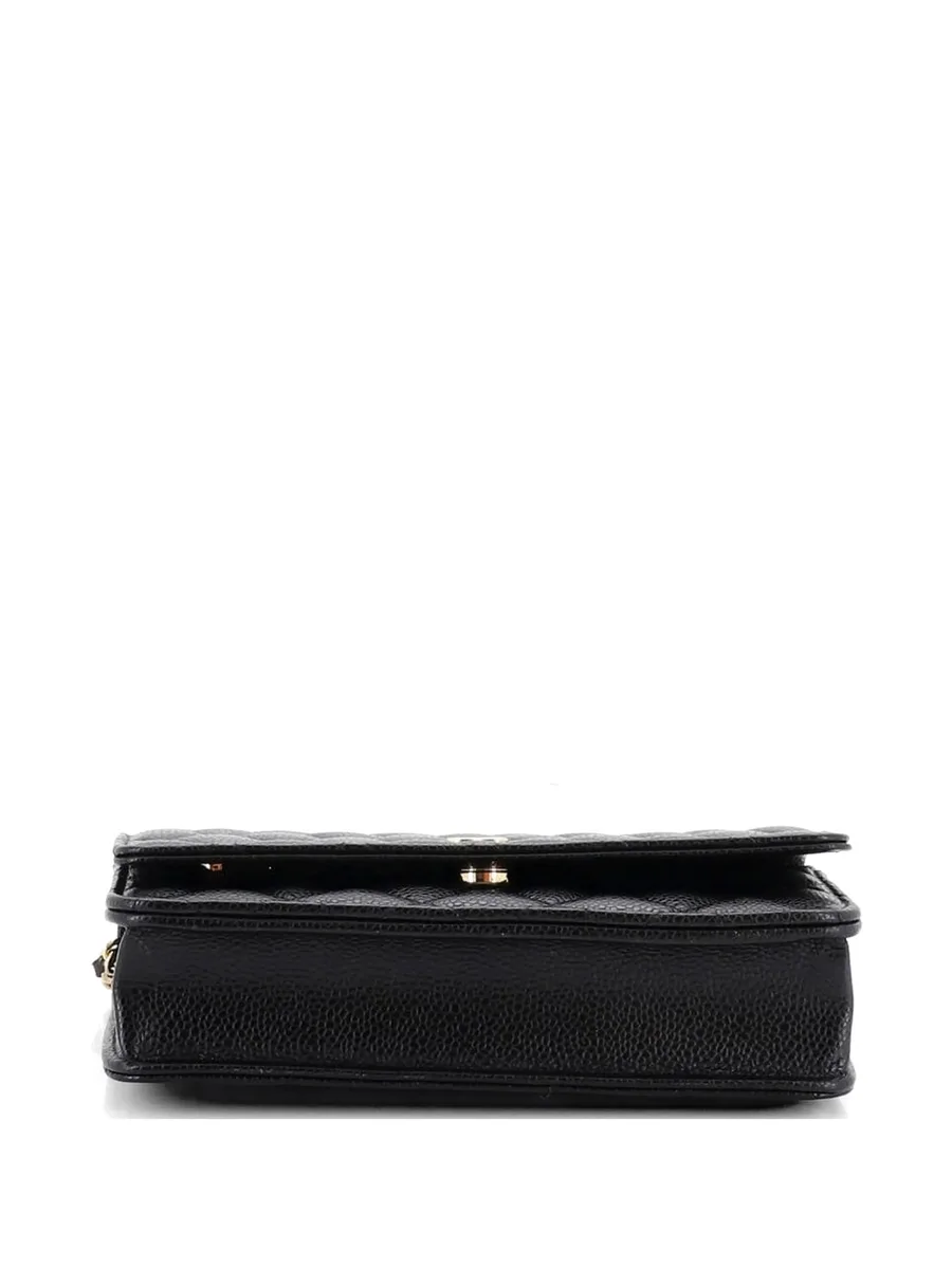 сумка через плечо Wallet on Chain Quilted Caviar 7