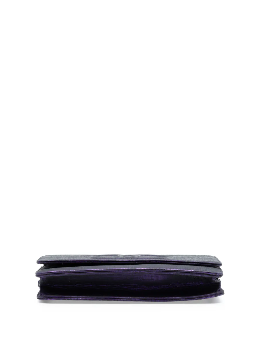 сумка через плечо CC Metallic Crackling Lizard Printed Leather Wallet on Chain (2013-2014 годы) 8