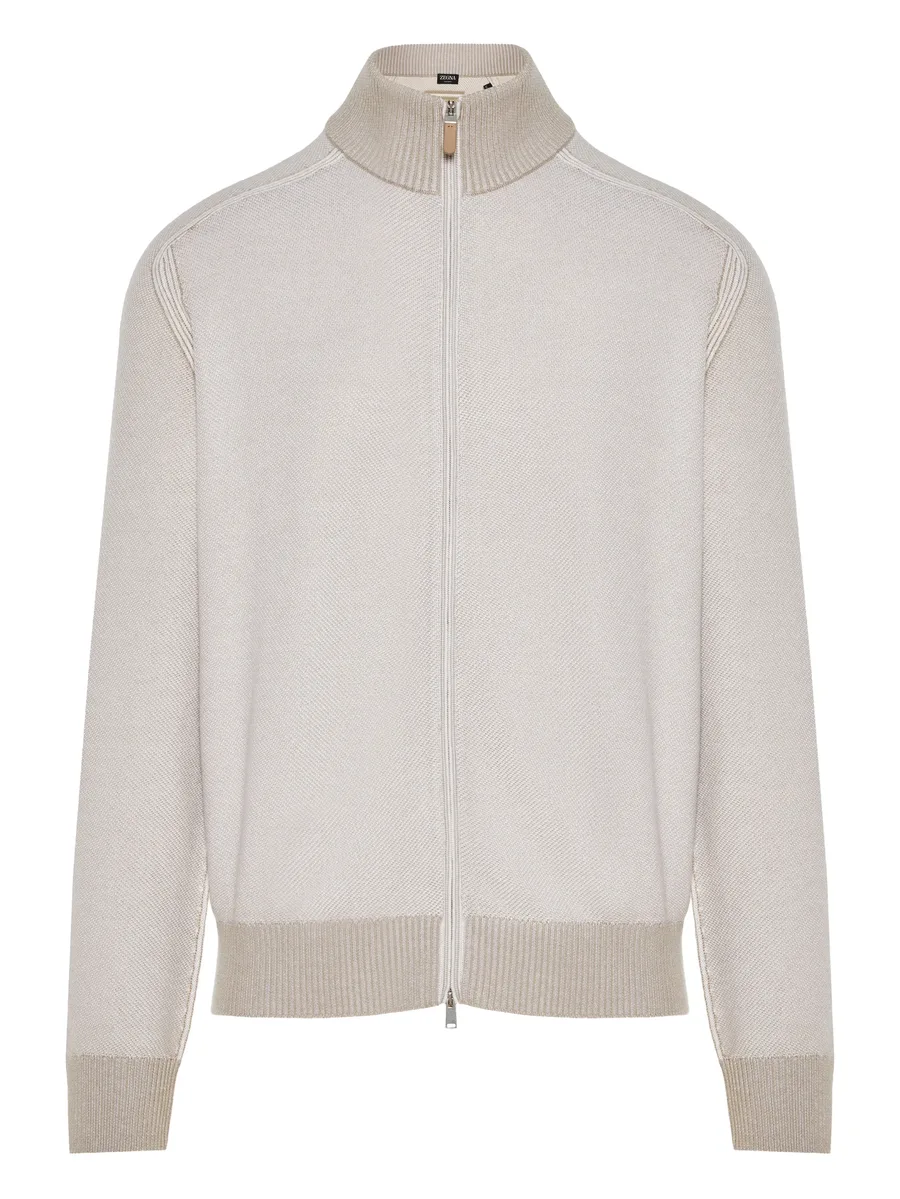 zip-up cardigan 1