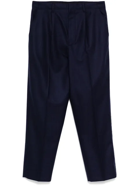 tapered-leg trousers