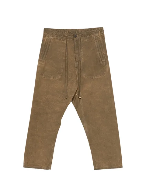 Pagiama drawstring-waist panelled trousers