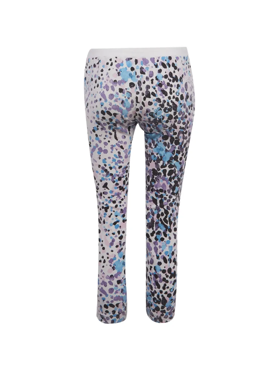 abstract-print track pants 2