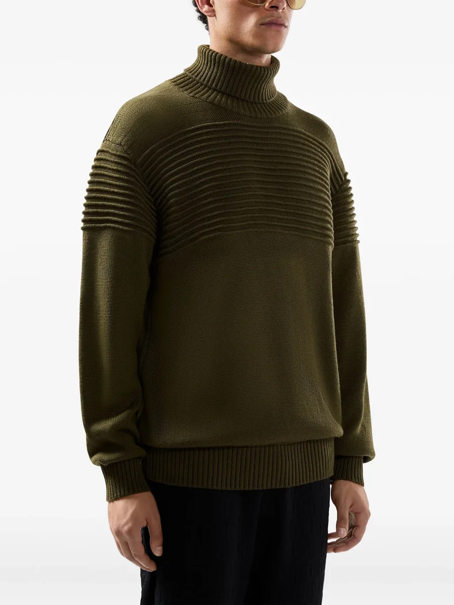 ribbed roll-neck sweater 7