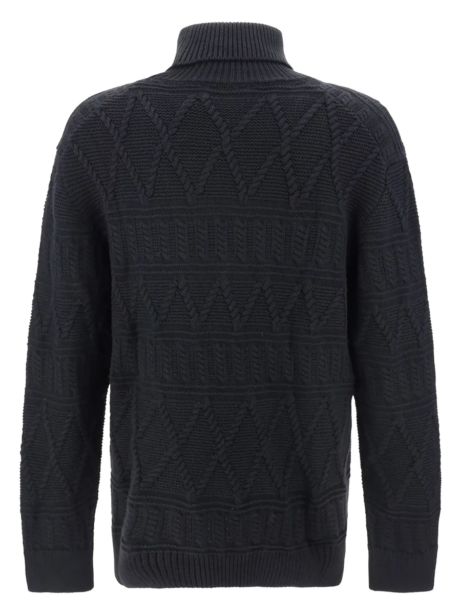 cable-knit jumper 3