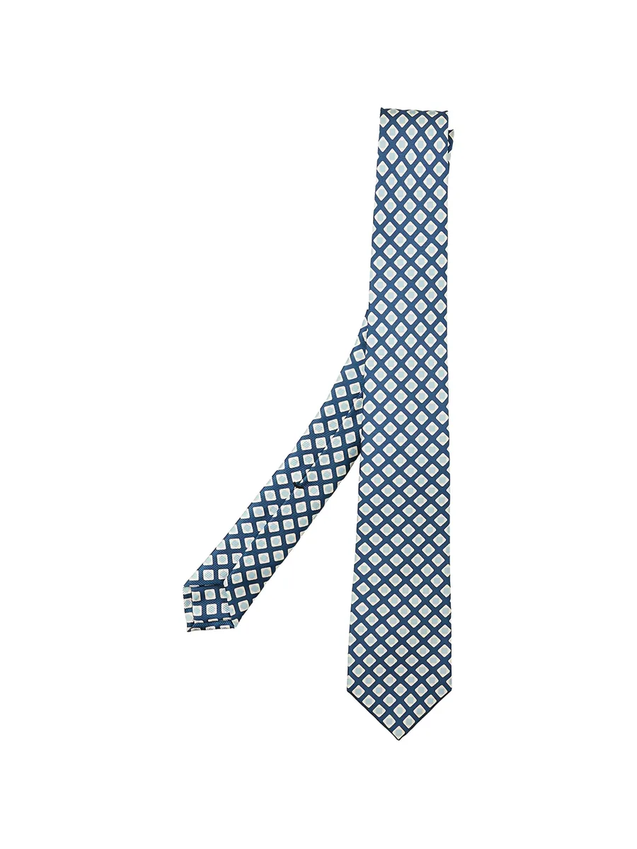 geometric-print tie 2