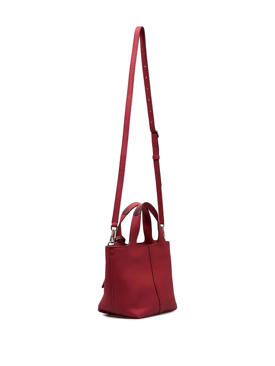 leather top-handle tote bag 6