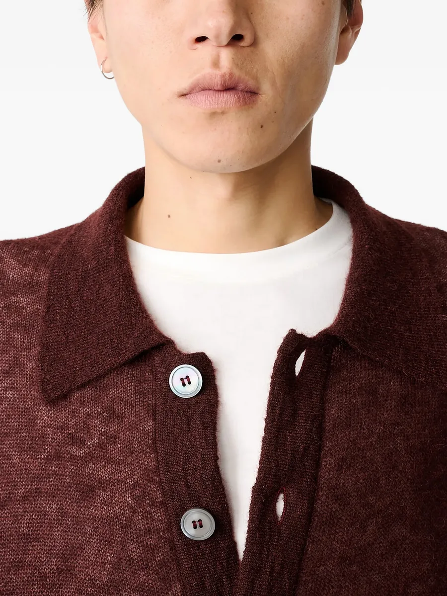 Hamto polo collar cardigan 10
