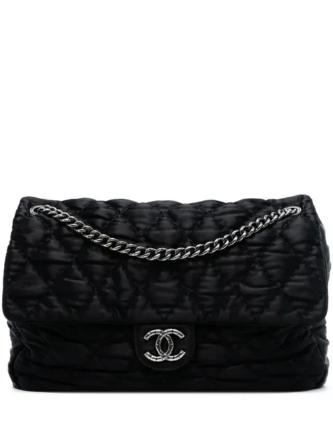 сумка на плечо Extra Large CC Quilted Satin Single Flap (2009-2010 годы)