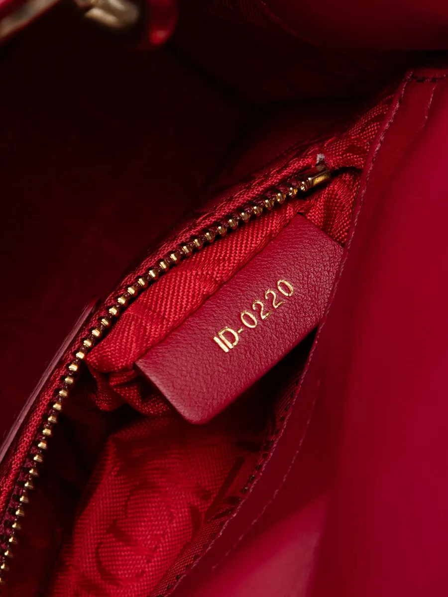 сумка 2020 Mini Lambskin Cannage Lady Dior 14